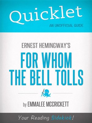 cover image of Quicklet on Ernest Hemingway's for Whom the Bell Tolls